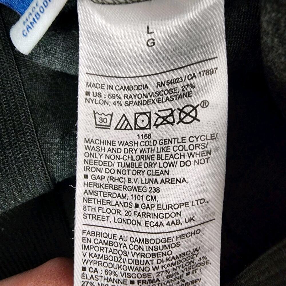 Old Navy Womens Extra High-Waisted Stevie Skinny Pants Large Heather Gray Ponte - Picture 8 of 9